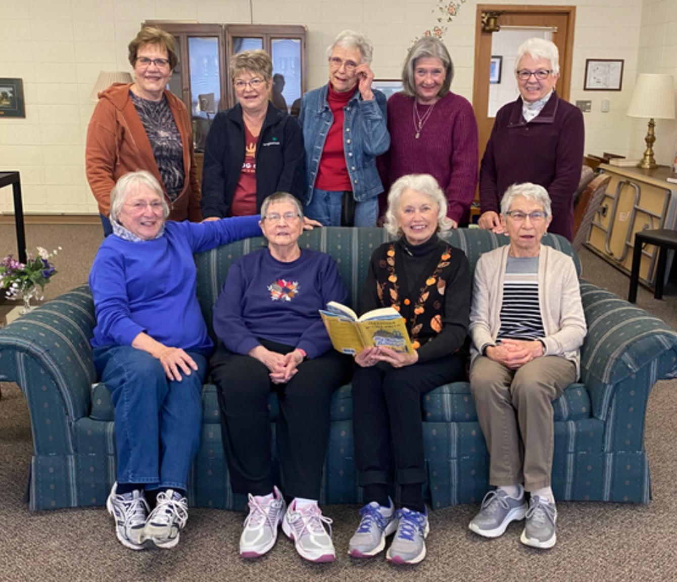 women's book club group picture